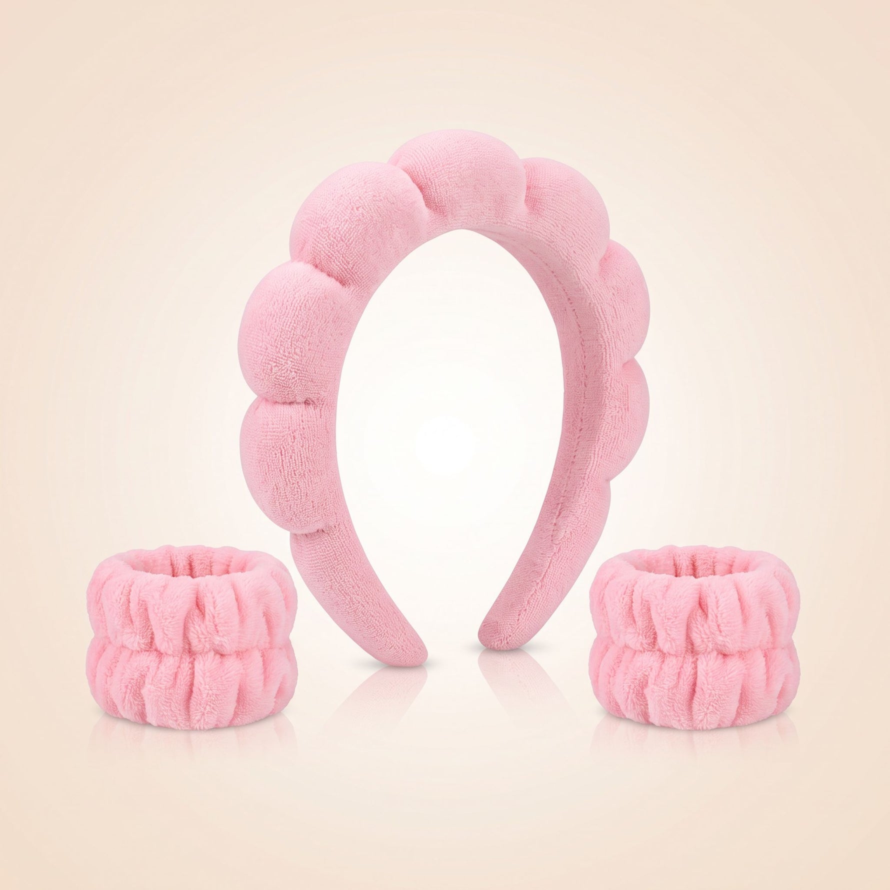 2.99 ACCESOIRES SKIN CARE TWIST EPONGE BANDEAU+2 POIGNETS — Nettoyage efficace et confort - hero