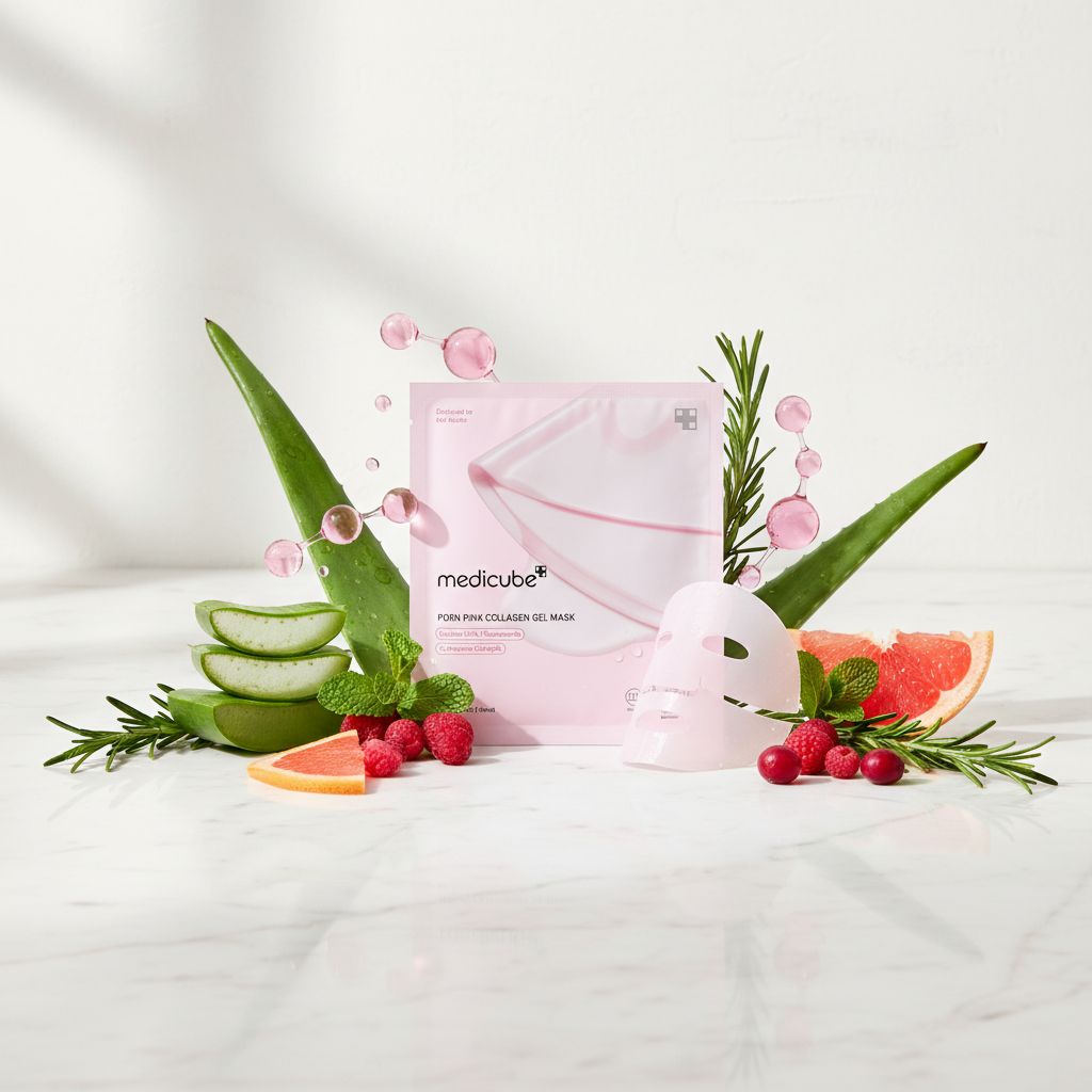 Medicube PDRN Pink Collagen Gel Mask – Masque Gel Hydratant au Collagène - ingredients