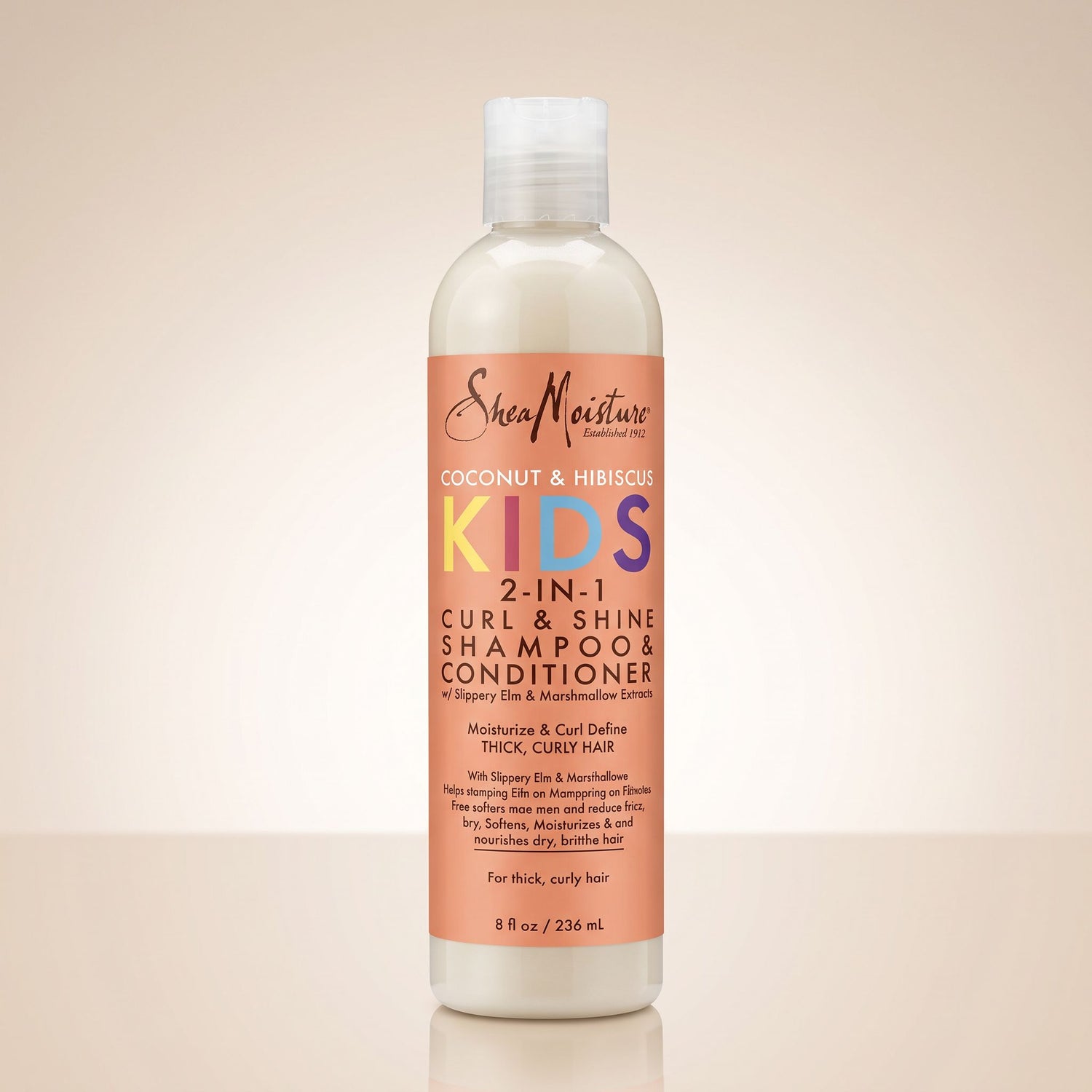 Shea Moisture Coconut & Hibiscus Kids 2-en-1 Shampooing & Après-Shampoing 236 ml - hero