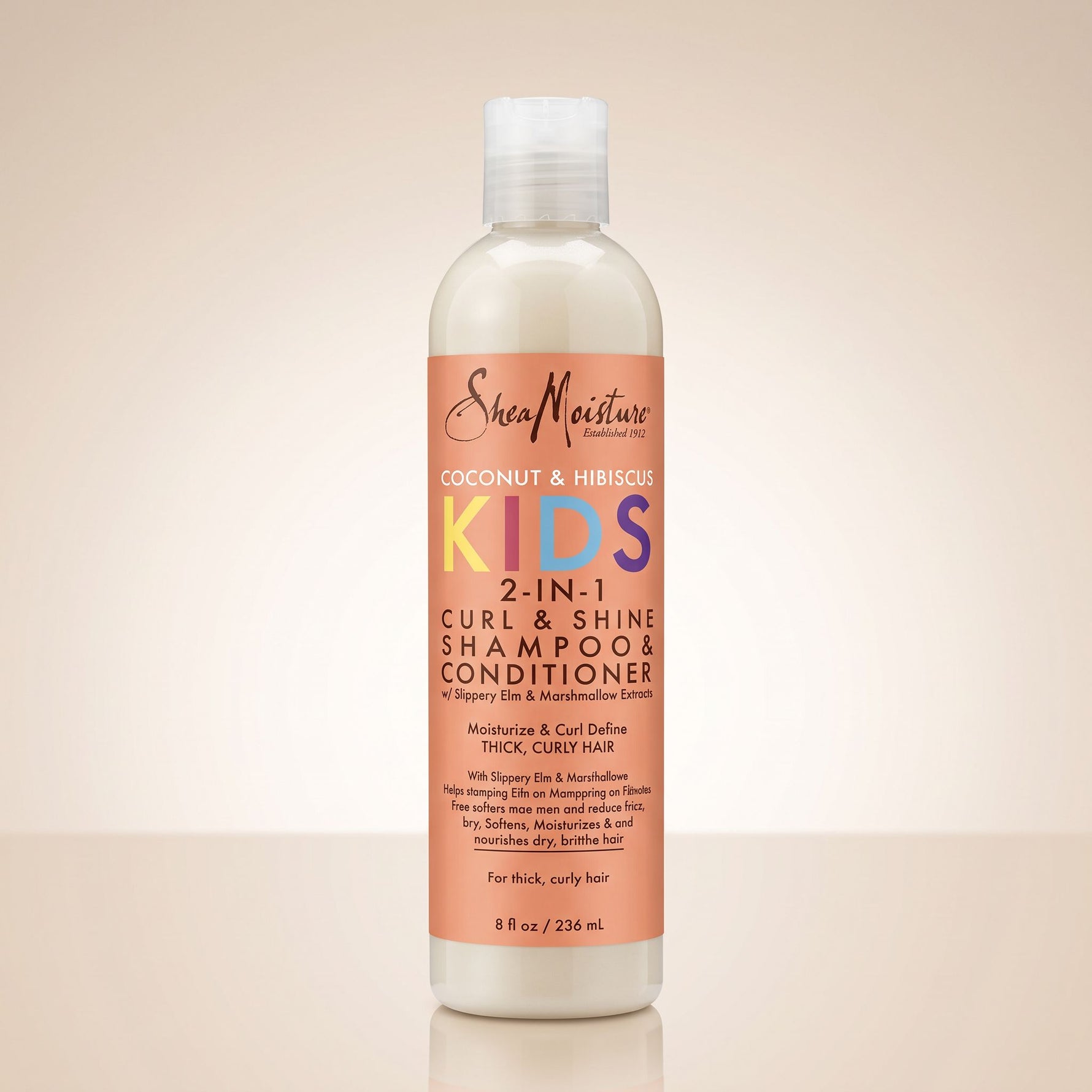 Shea Moisture Coconut & Hibiscus Kids 2-en-1 Shampooing & Après-Shampoing 236 ml - hero