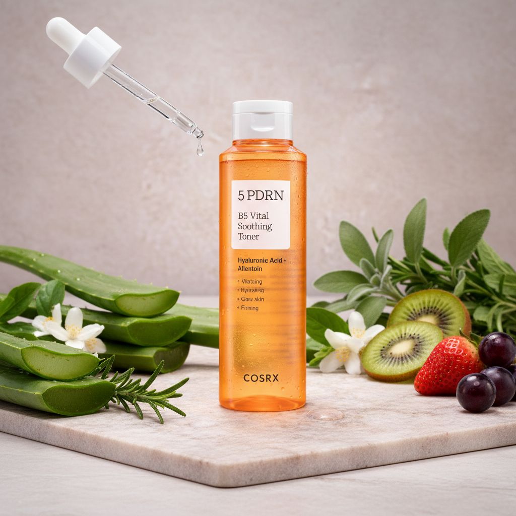 COSRX 5 PDRN B5 Vital Soothing Toner – Tonique Hydratant Apaisant 280 ml - ingredients