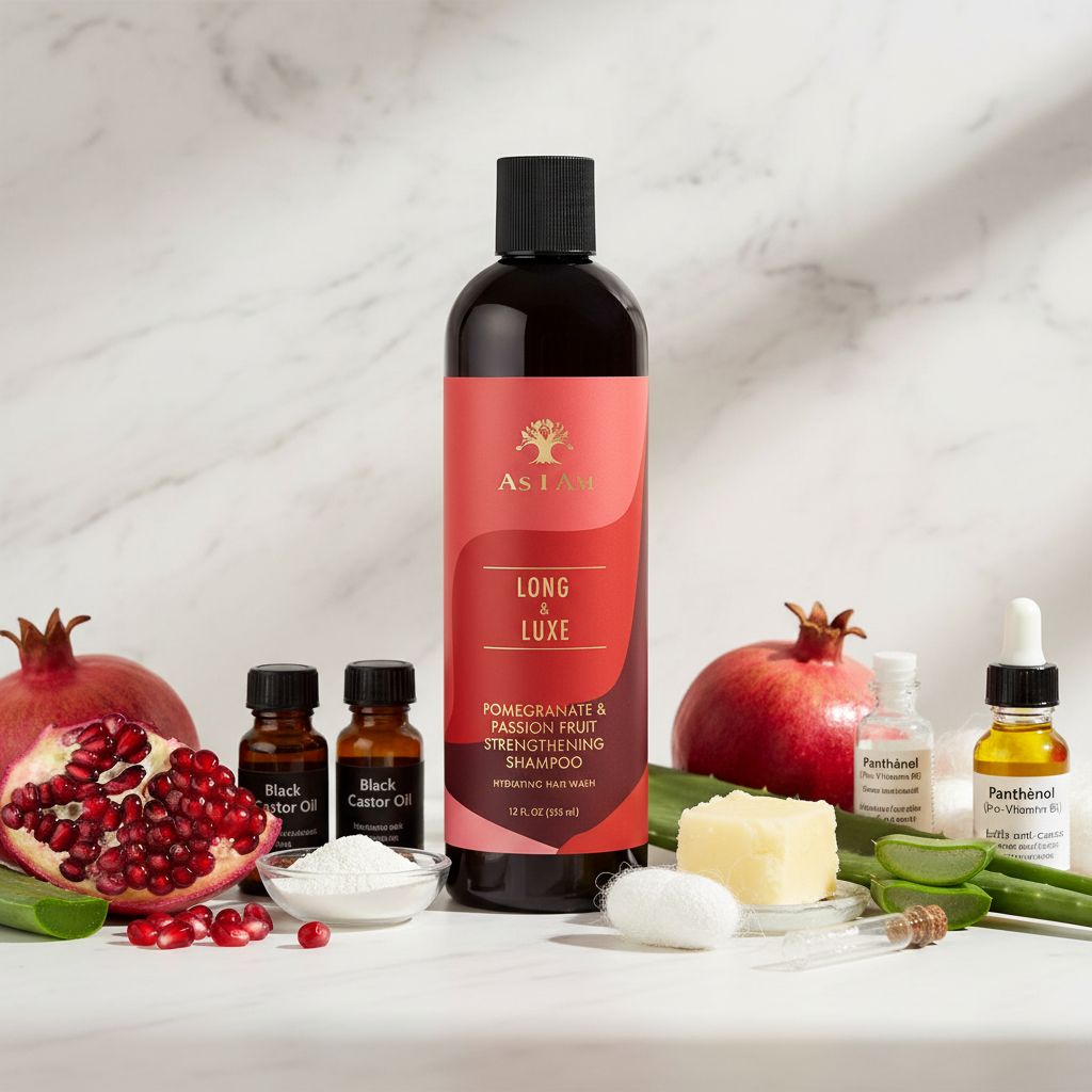 AS I AM Long & Luxe – Shampoing Croissance & Hydratation 355ml (LL Shampoo) - ingredients