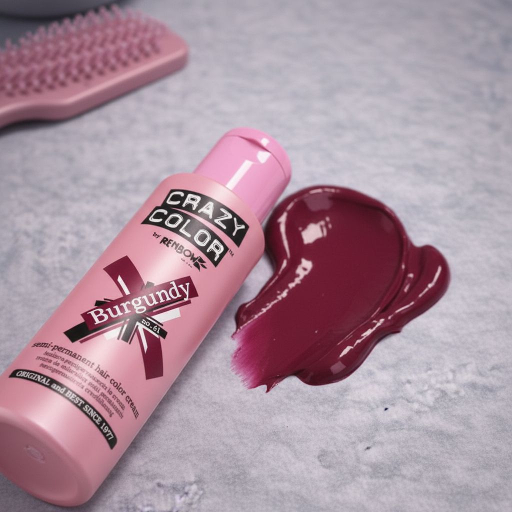 Crazy Color Burgundy 100 ml - texture