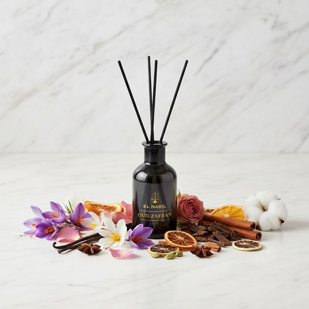 EL NABIL Oud Zafran Parfum D'interieur 125ml - ingredients