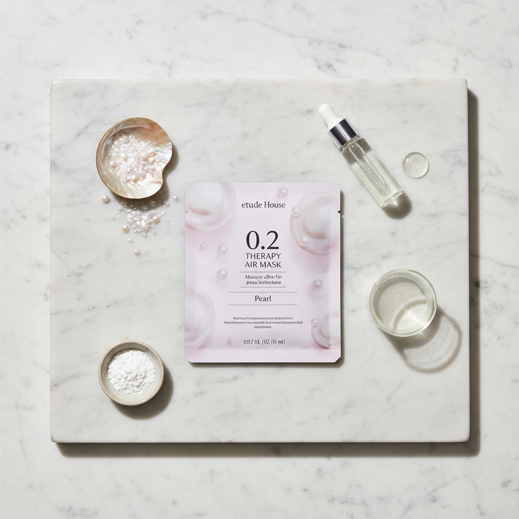 Etude House - 0.2 Therapy Air Mask Pearl — Masque ultra-fin peau lumineuse - ingredients