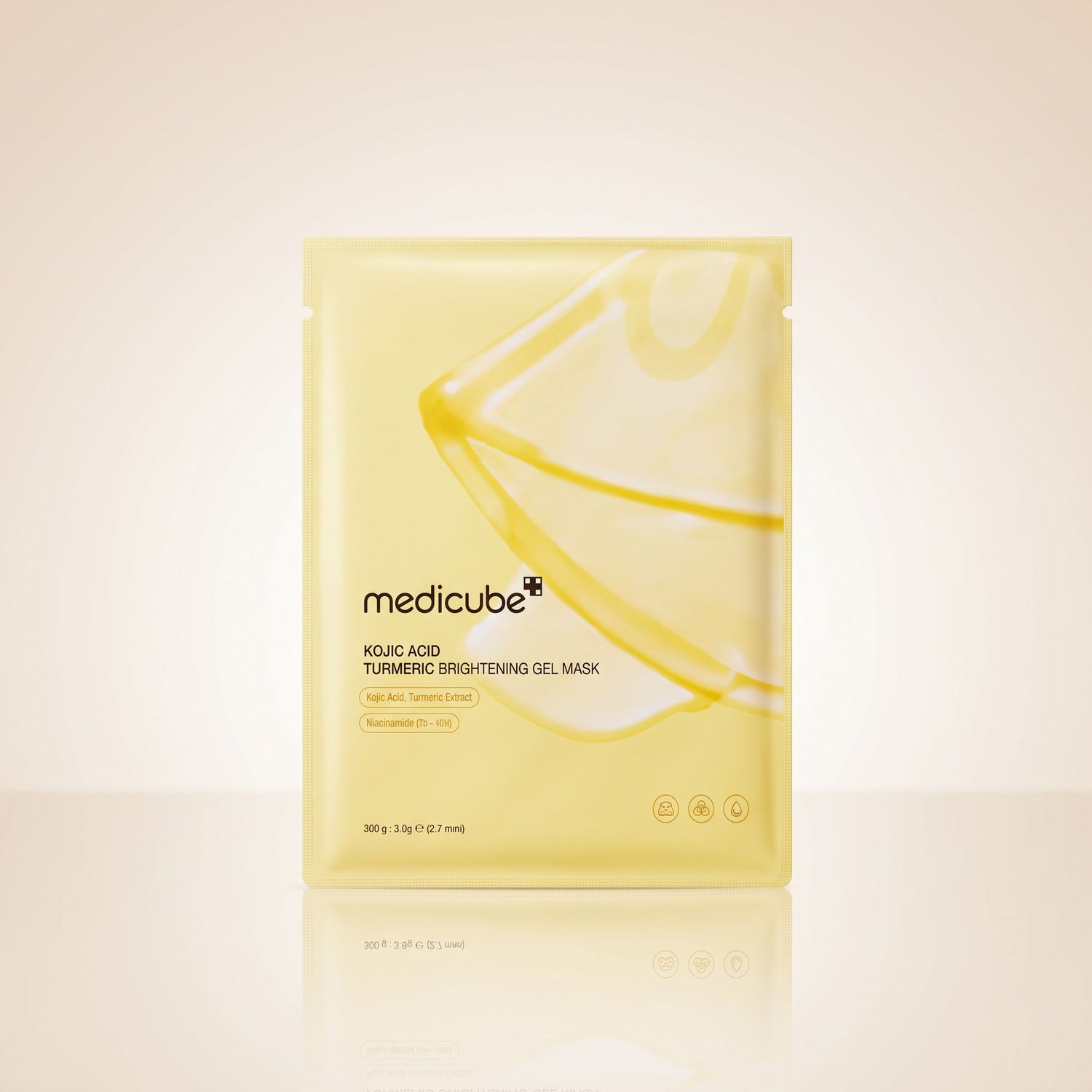 Medicube Kojic Acid Turmeric Brightening Gel Mask – Masque Éclat Unifiant - hero