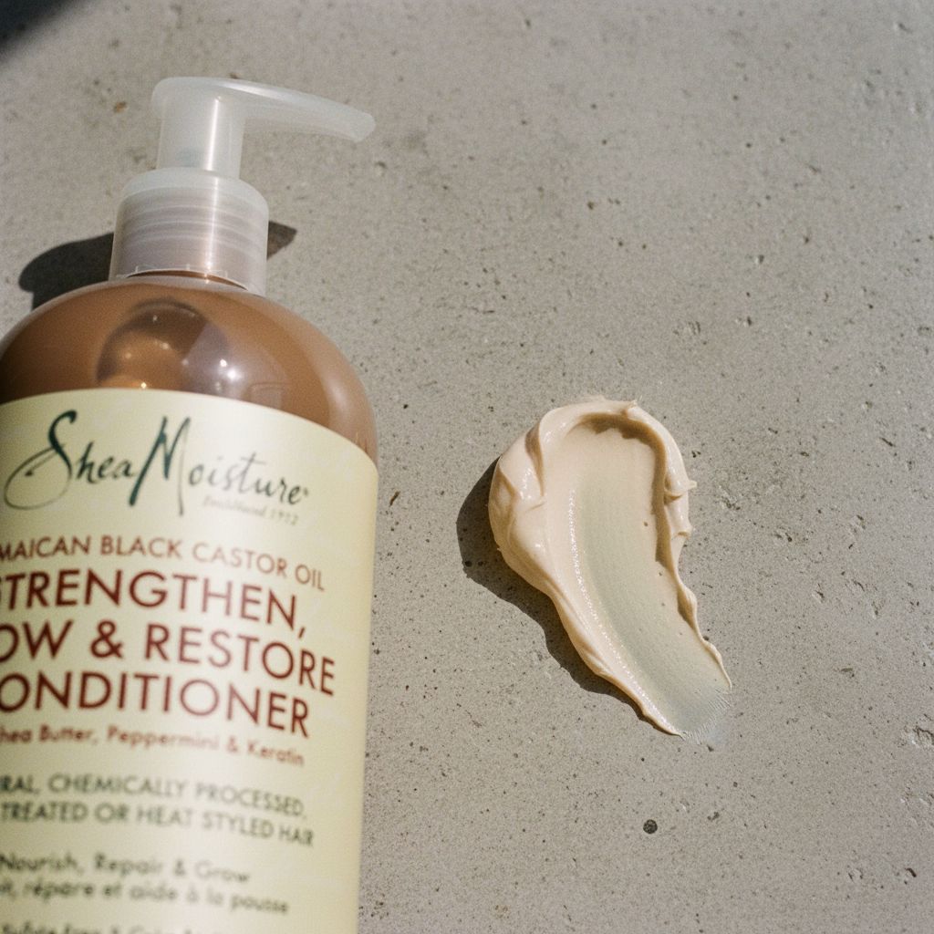 Shea Moisture – Jamaican Black Castor Oil Strengthen & Restore Conditioner 384ml - texture