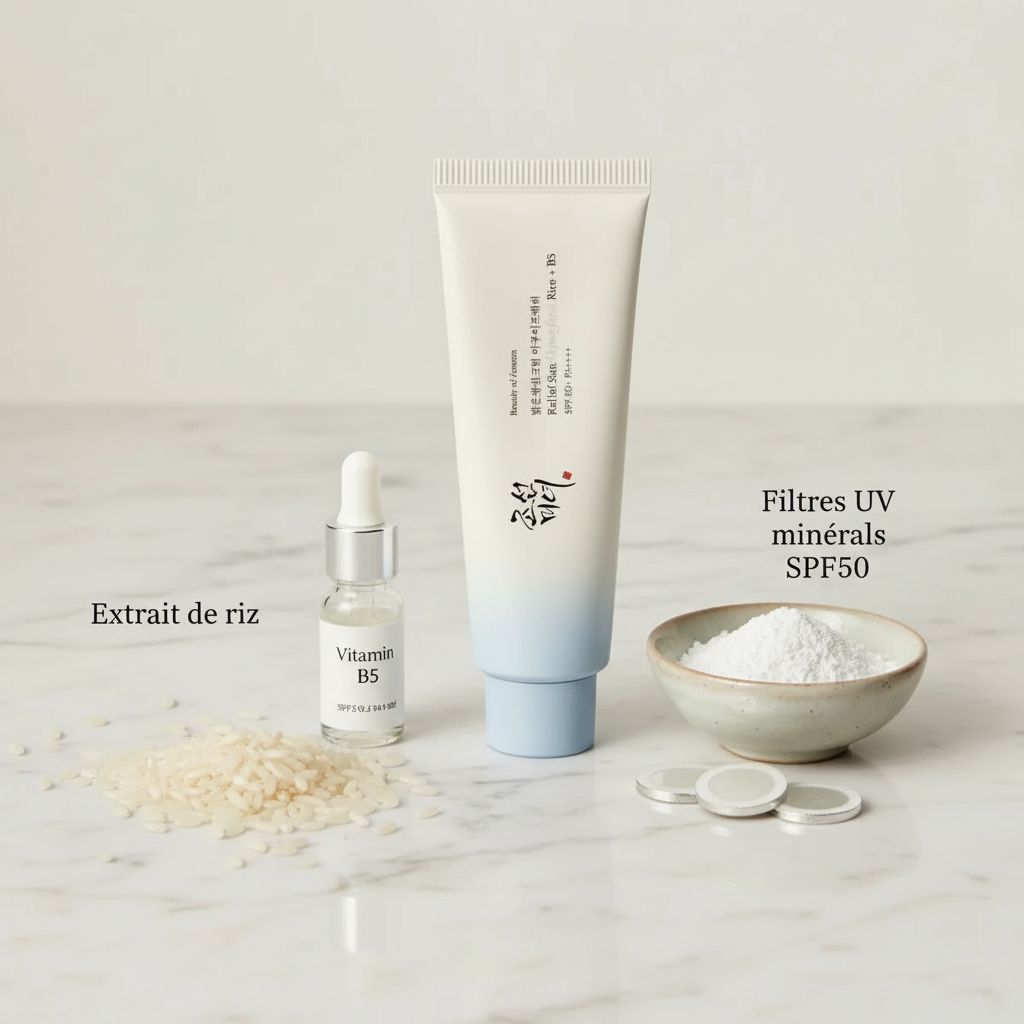 [Beauty of Joseon(EU)] RELIEF SUN AQUA FRESH : RICE + B5 SPF50 50ML — Protection solaire hydratante riz - ingredients