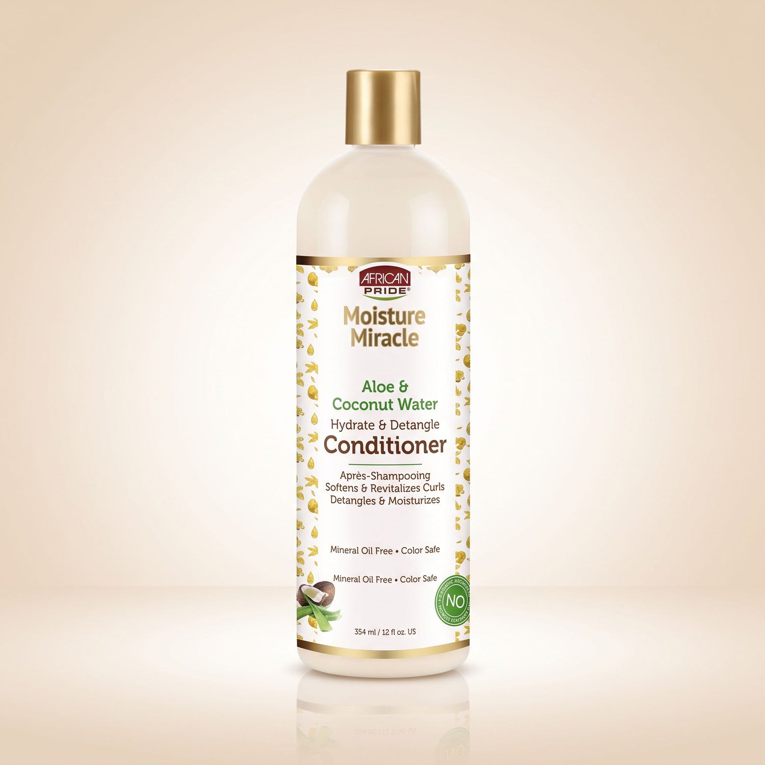 African Pride Moisture Miracle – Après-Shampoing Aloe & Coconut Water 354ml - hero