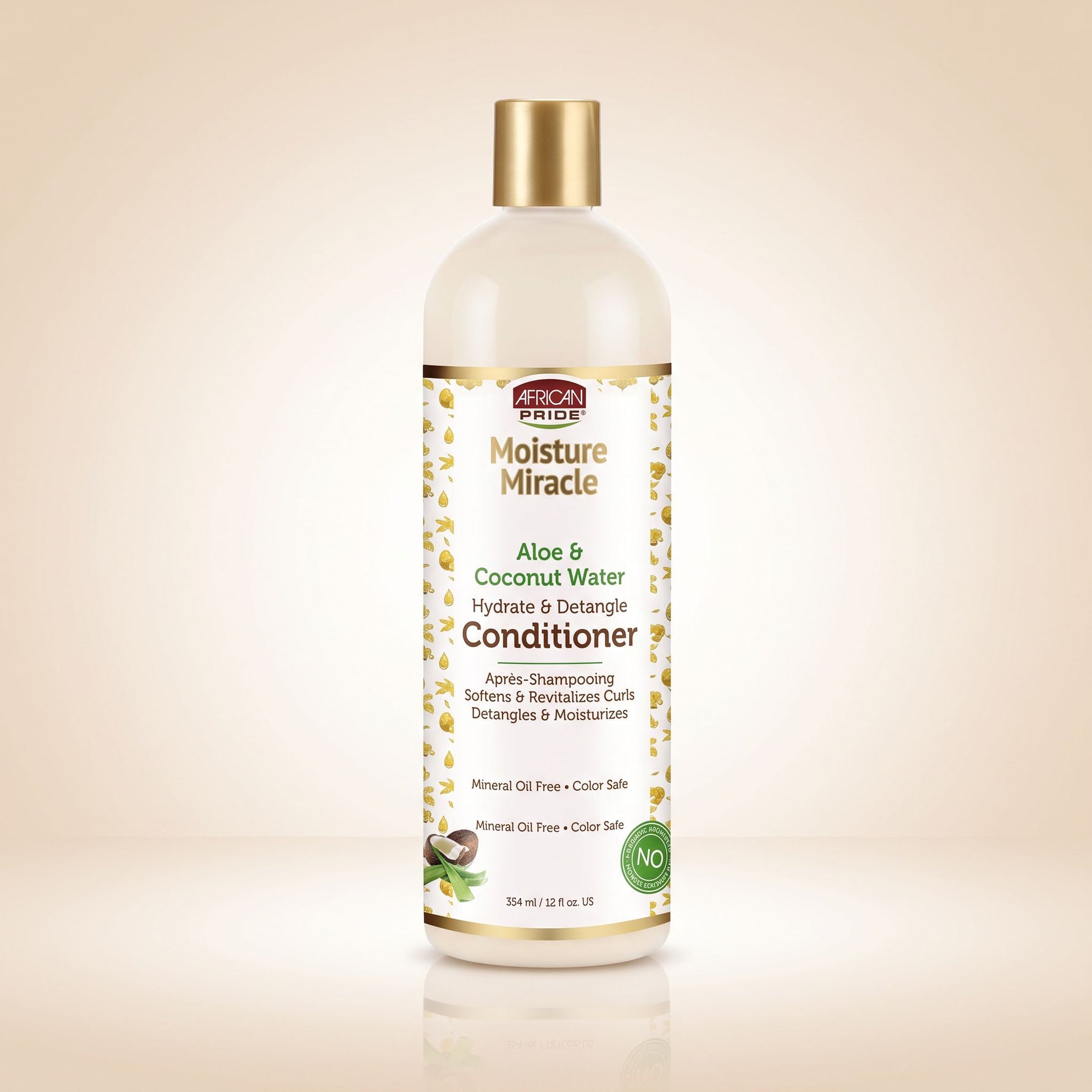 African Pride Moisture Miracle – Après-Shampoing Aloe & Coconut Water 354ml - hero