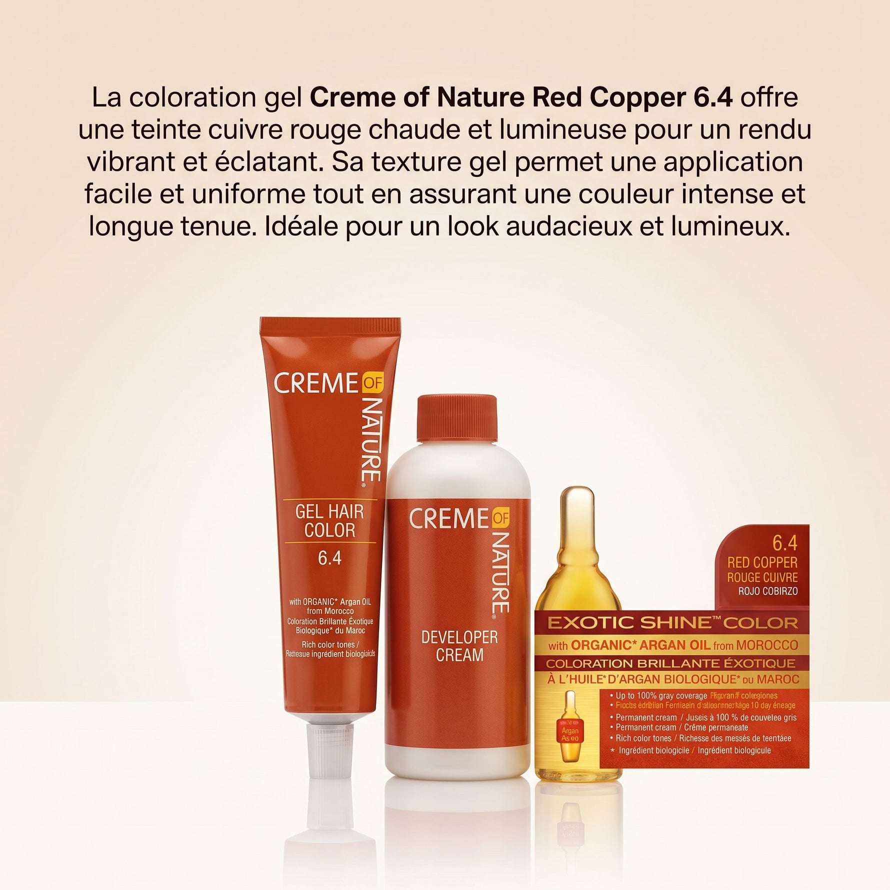 Creme of Nature Gel Hair Color Red Copper 6.4 - hero