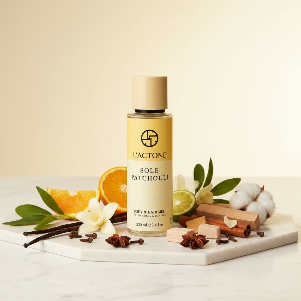 L'ACTONE Brume Sole Patchouli 250ml - ingredients