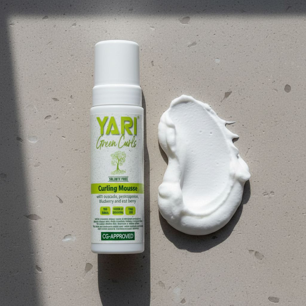 Yari Green Curls Curling Mousse 220ml - texture