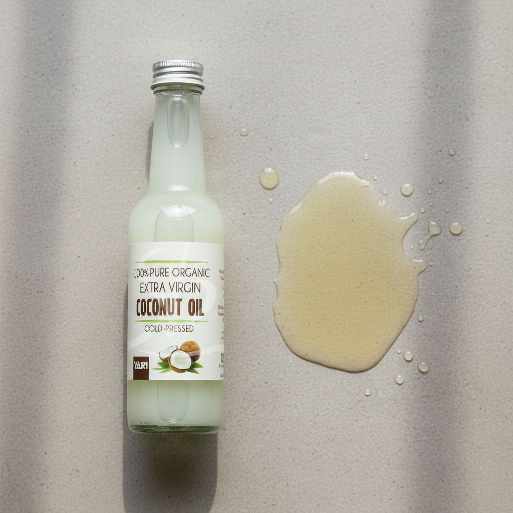 Yari Huile de Noix de Coco Extra Vierge 250 ml - texture