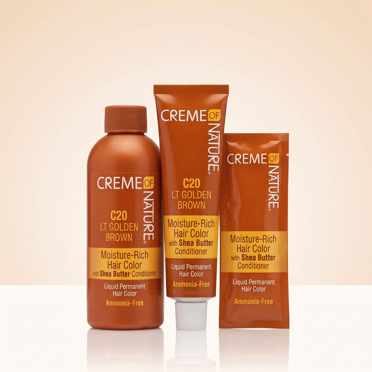 Creme of Nature Coloration Liquide Light Golden Brown C20 - hero