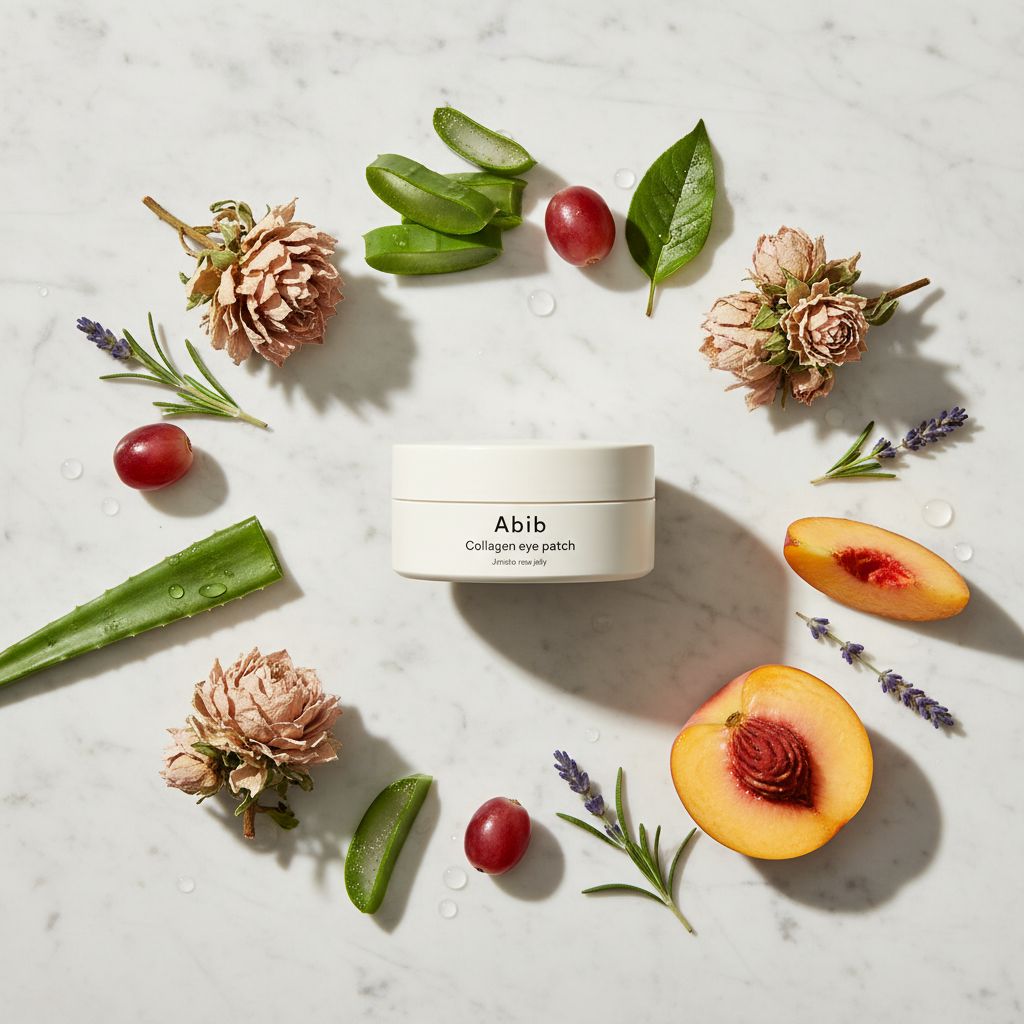 Abib Collagen Eye Patch Jericho Rose Jelly – Patchs Contour des Yeux Hydratants (60 patchs) - ingredients