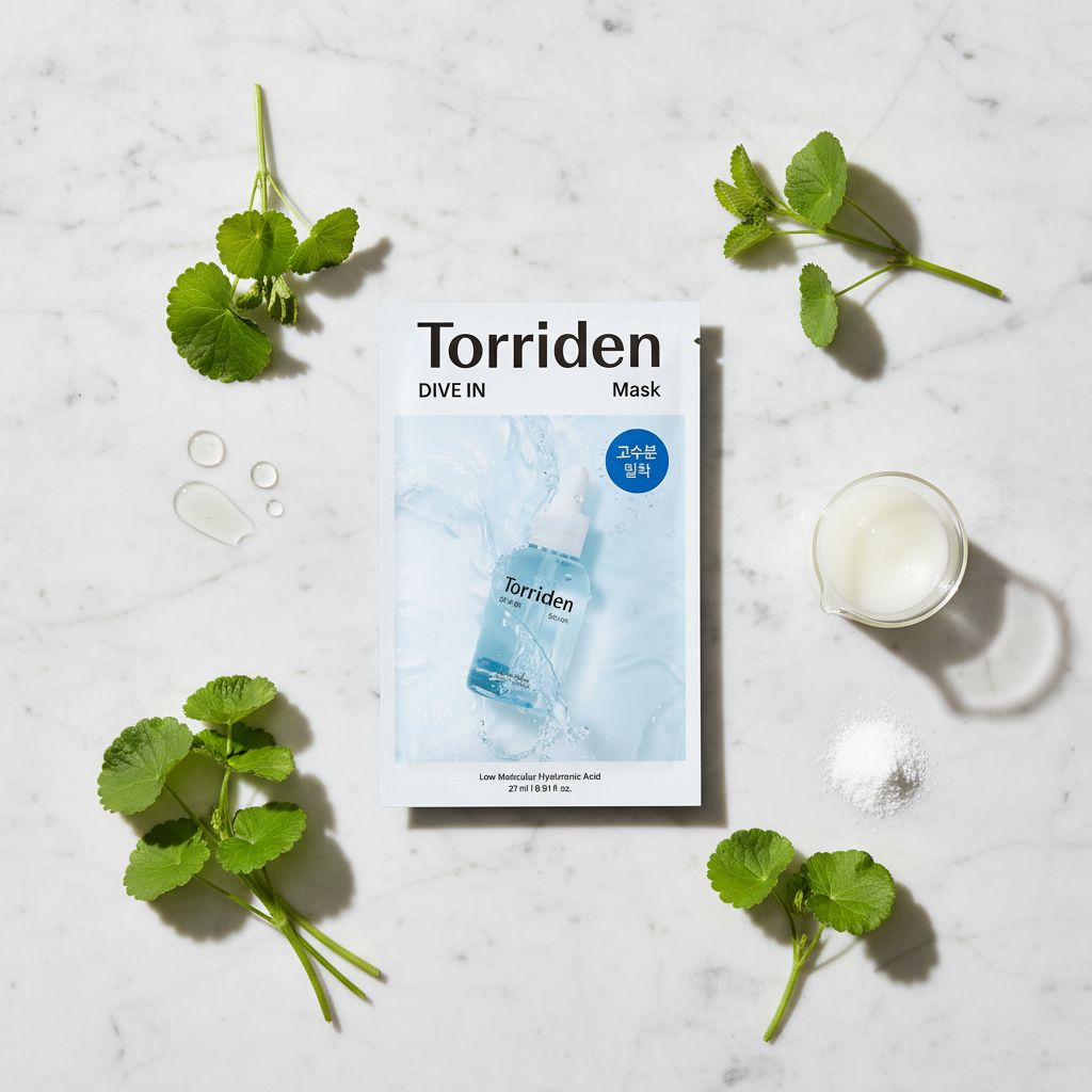Torriden – Dive-in Low Molecular Hyaluronic Acid Mask Pack — Hydratation intense et profonde - ingredients
