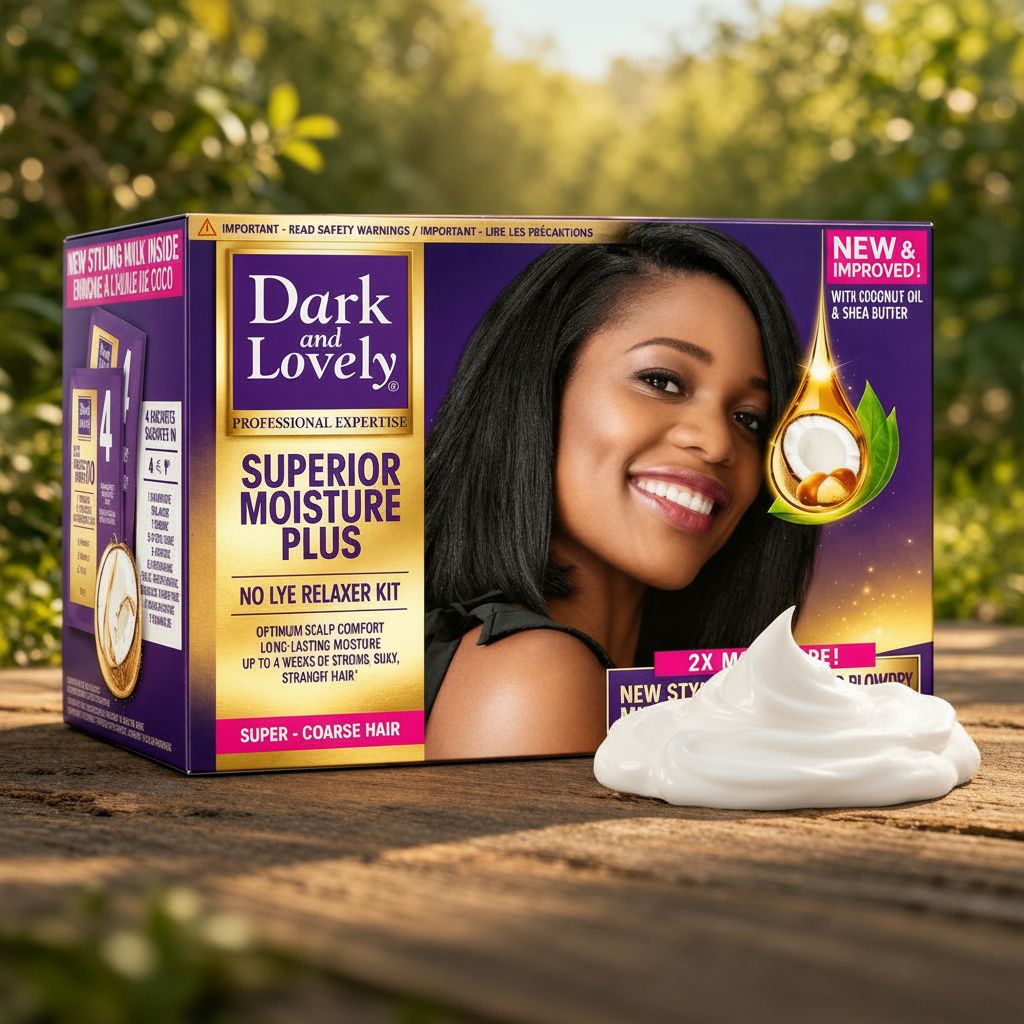 Dark & Lovely Superior Moisture Plus Défrisant – Super - texture