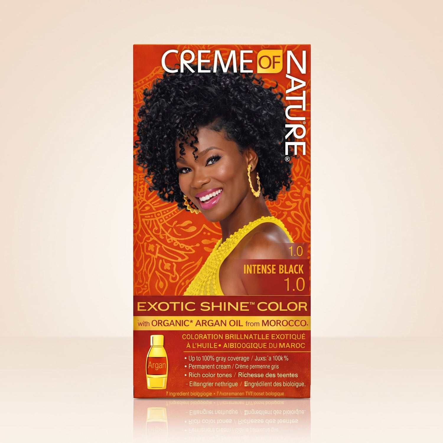 Creme of Nature Gel Hair Color Intensive Black 1.0 - hero