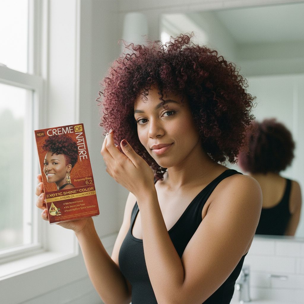 Creme of Nature Gel Hair Color Burgundy Blaze 6.2 - lifestyle