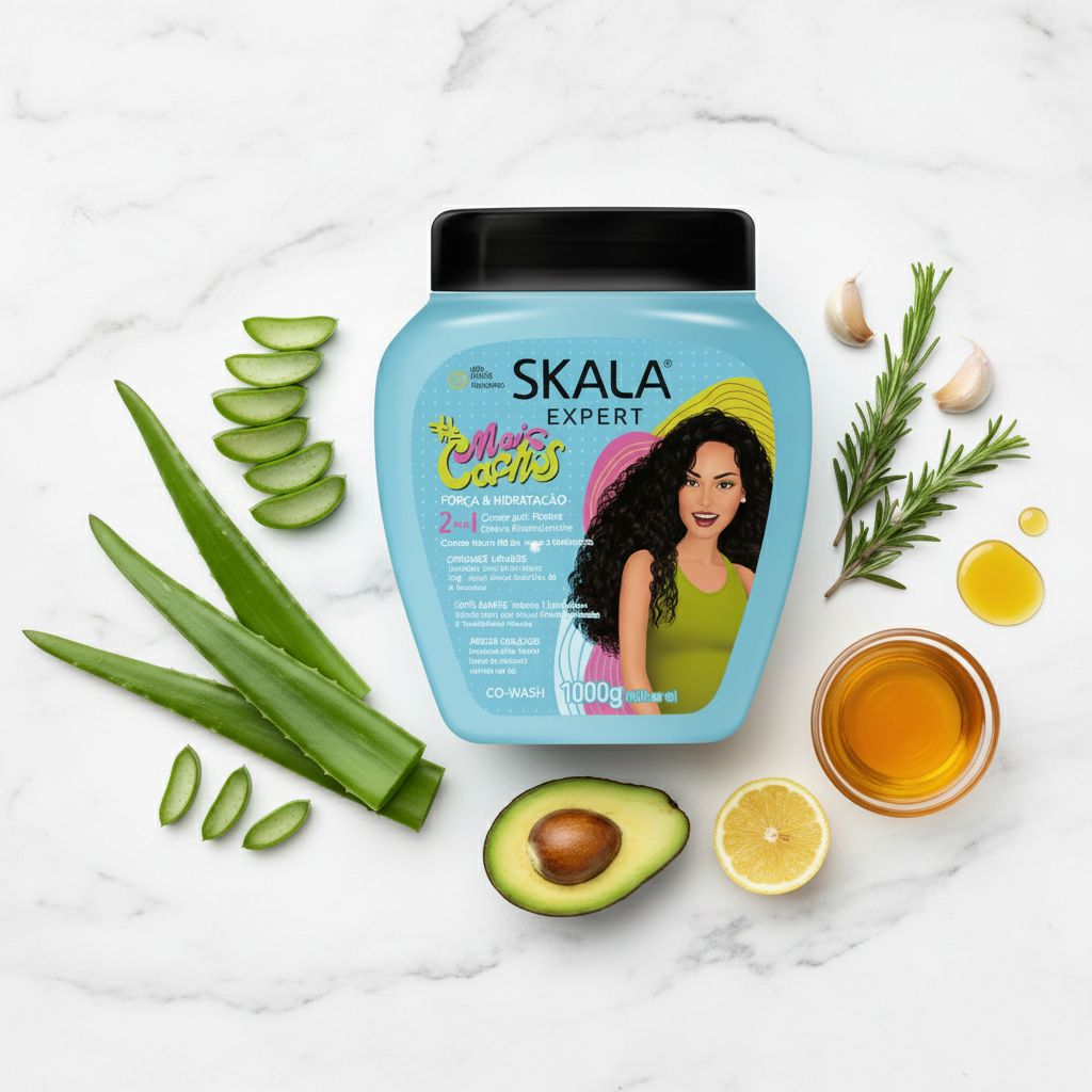 Skala Mais Cachos Crème Capillaire Hydratante Boucles 1kg - ingredients