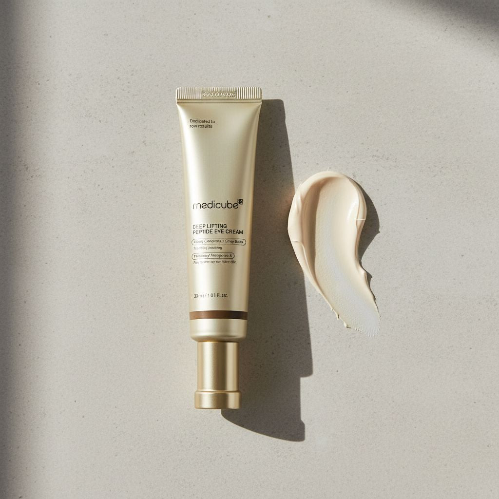 Medicube Deep Lifting Peptide Eye Cream for Face – Crème Raffermissante aux Peptides 30 ml - texture