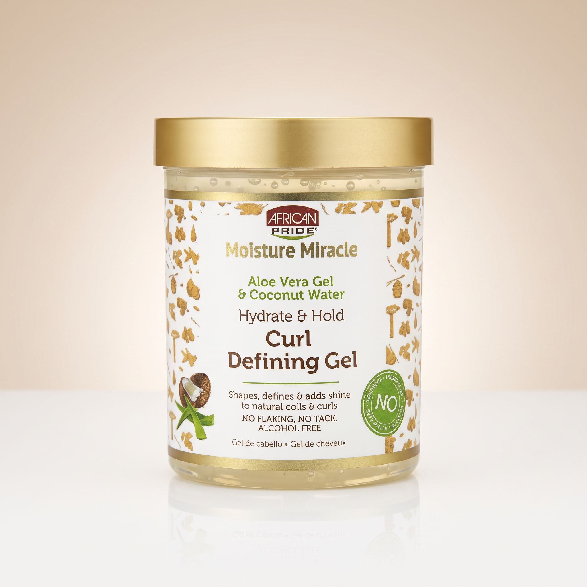 African Pride Moisture Miracle – Gel Définition Boucles (Curl Defining Gel) 510g - hero