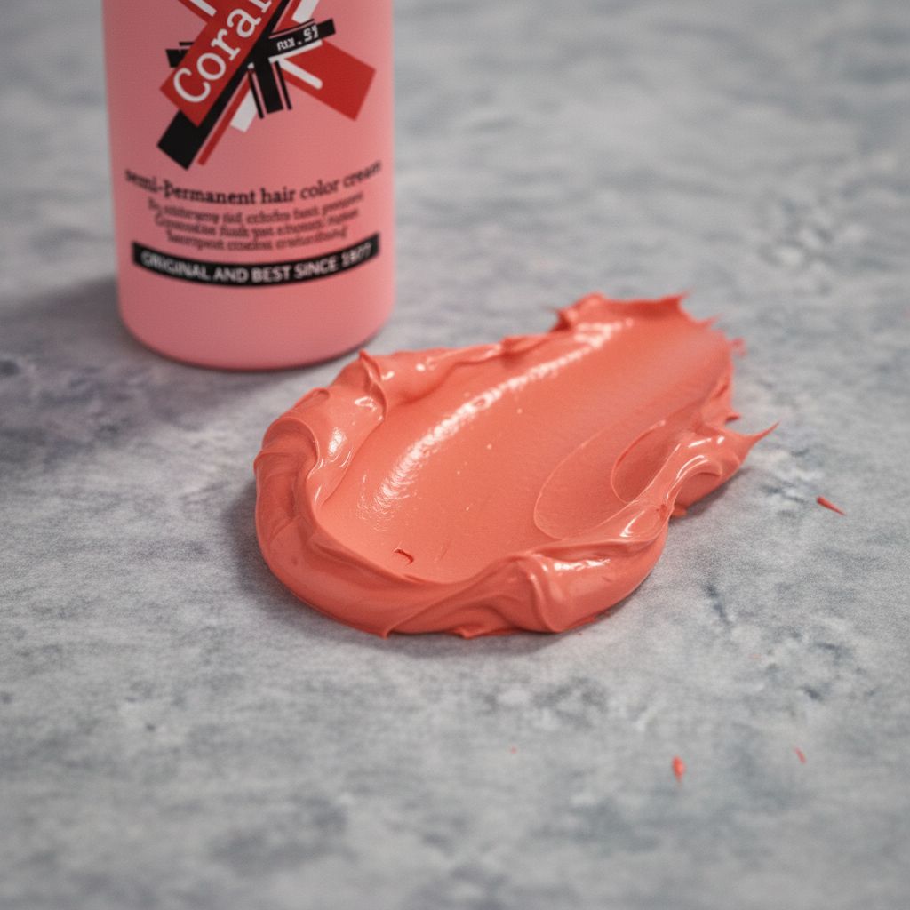 Crazy Color Coral Red 100 ml - texture
