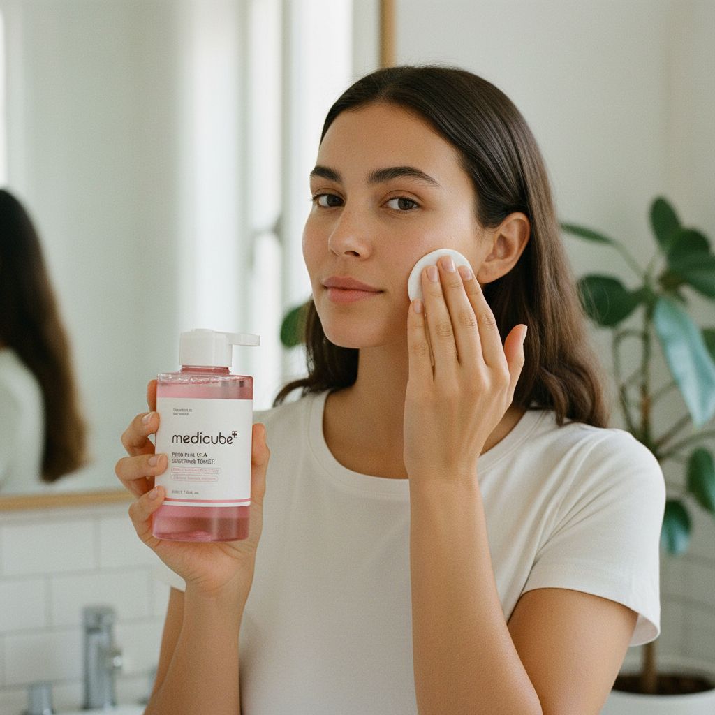 Medicube PDRN Pink Cica Soothing Toner – Tonique Apaisant Hydratant 250 ml - lifestyle