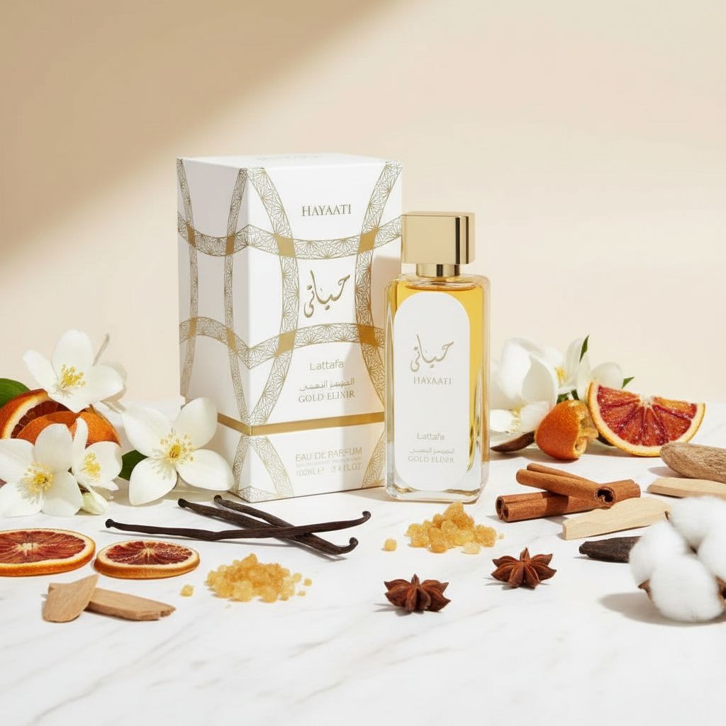 LATTAFA Hayaati Gold Elixir Eau de Parfum -100ml - ingredients