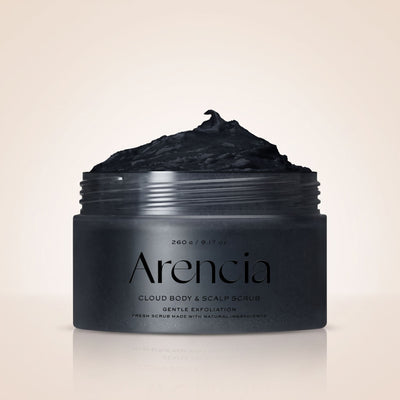 Arencia – Fresh Cloud Scrub Black Tea & Yuzu – 260g — Gommage purifiant doux et frais