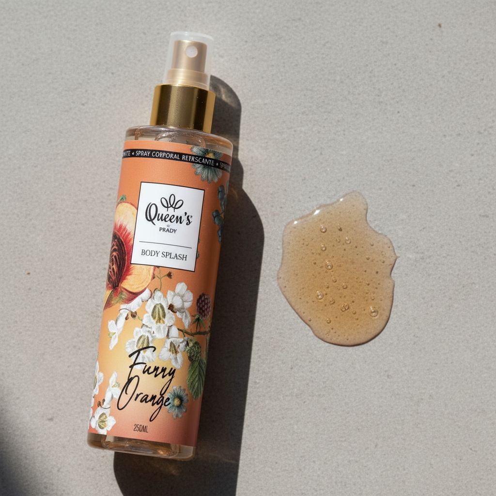 QUEEN'S BY PRADY Funny Orange 250ml - texture