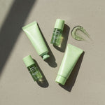 [Abib] HEARTLEAF CALMING TRIAL KIT(FOAM 30ML+TONER 30ML+SERUM 15ML+CREAM 20ML) — Sérénité et apaisement cutané - texture