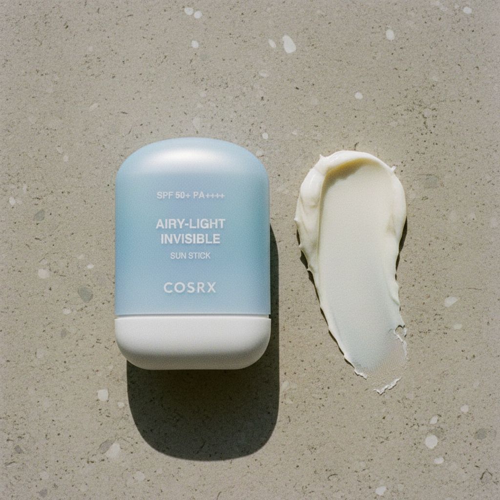 COSRX – Airy-Light Invisible Sun Stick SPF50+ — Protection solaire invisible et légère - texture