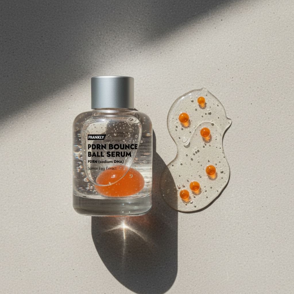 FRANKLY - PDRN Bounce Ball Serum — Sérums rebondissants pour peau éclatante - texture