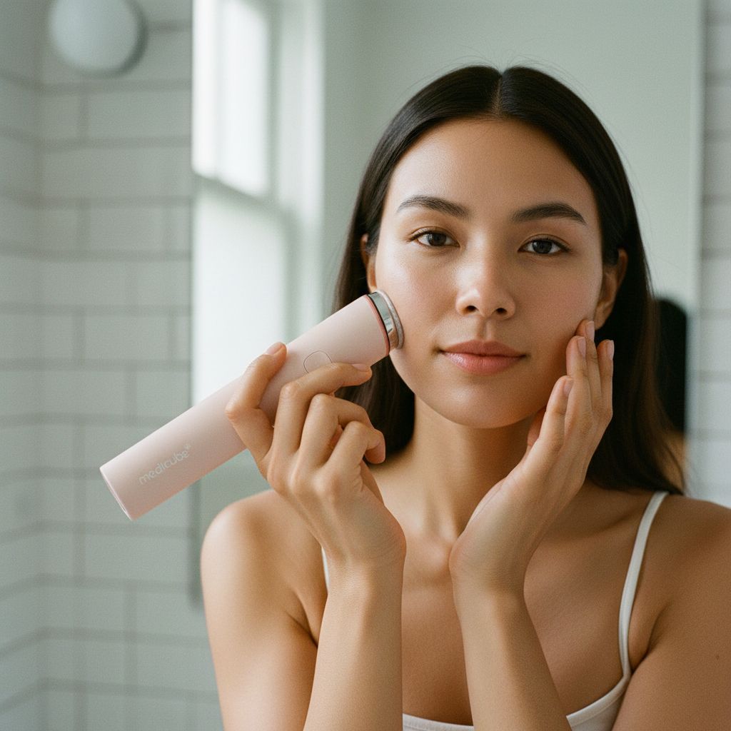 medicube age r booster pro mini plus beige — Rajeunissement et éclat anti-âge - lifestyle