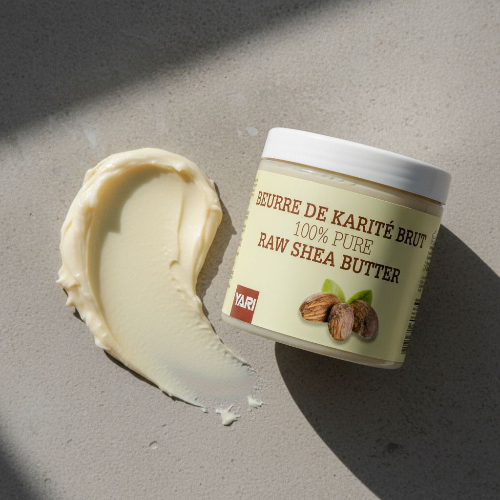 YARI 100% Pure Beurre de Karité Brut 250ml - texture