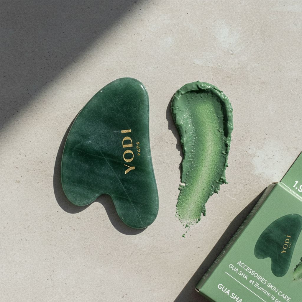 1.99 ACCESSOIRES SKIN CARE GUA SHA — Lisse et illumine la peau - texture