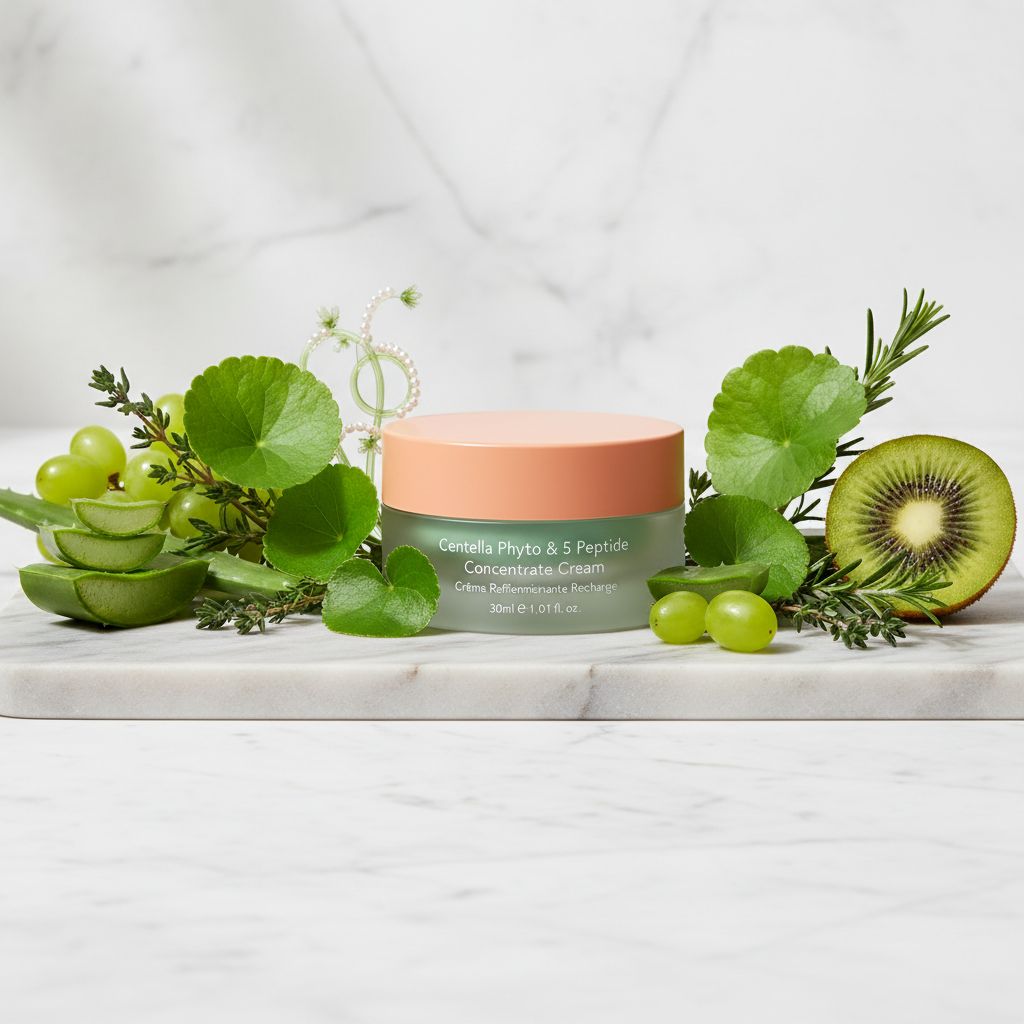 Haruharu Wonder Centella Phyto & 5 Peptide Concentrate Cream – Crème Raffermissante Recharge 30 ml - ingredients