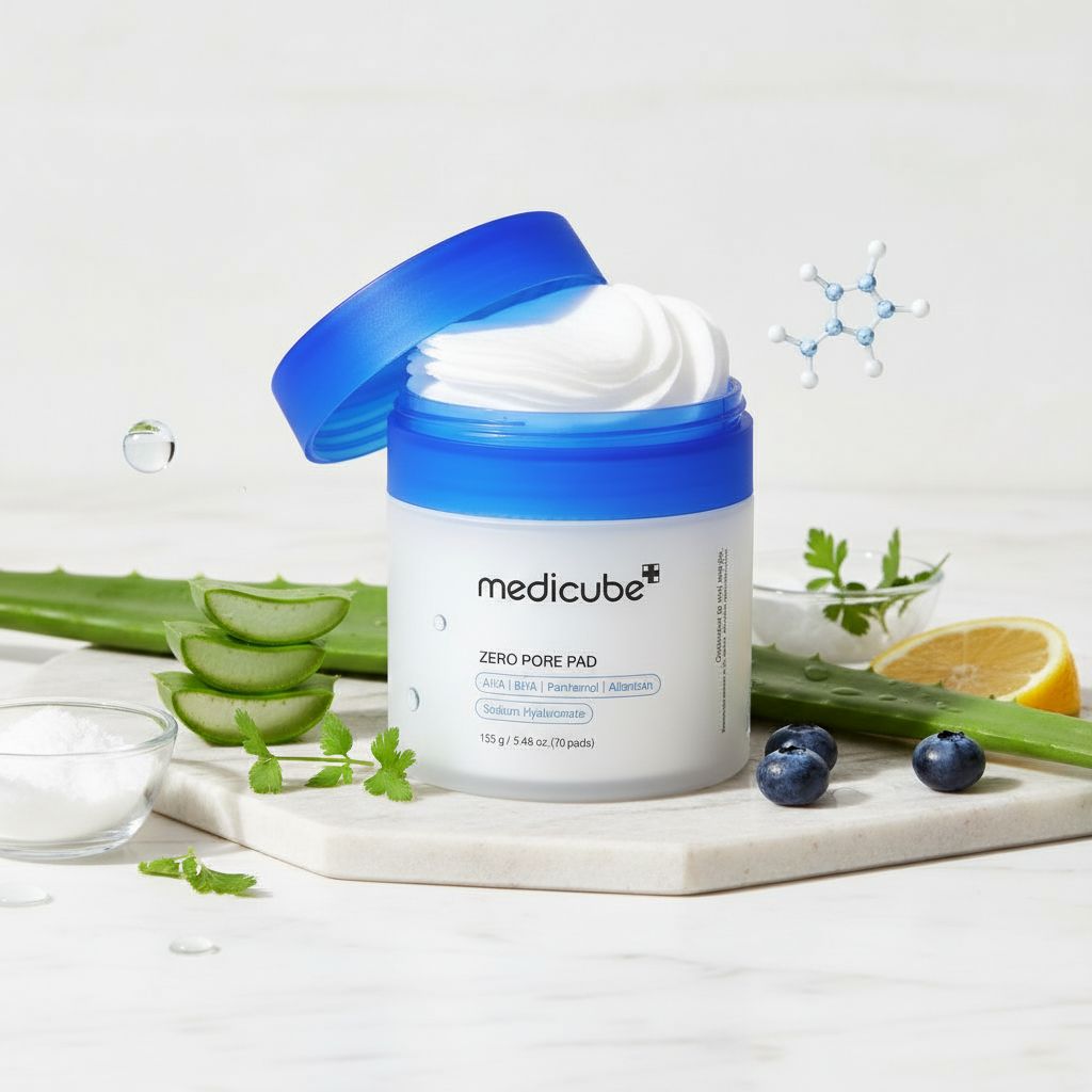 Medicube Zero Pore Pad 2.0 – Disques Tonifiants Purifiants (70 pads) - ingredients