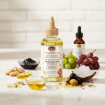 African Pride Moisture Miracle – Huile Capillaire 5 Huiles Essentielles & Vitamine E (118ml) - ingredients