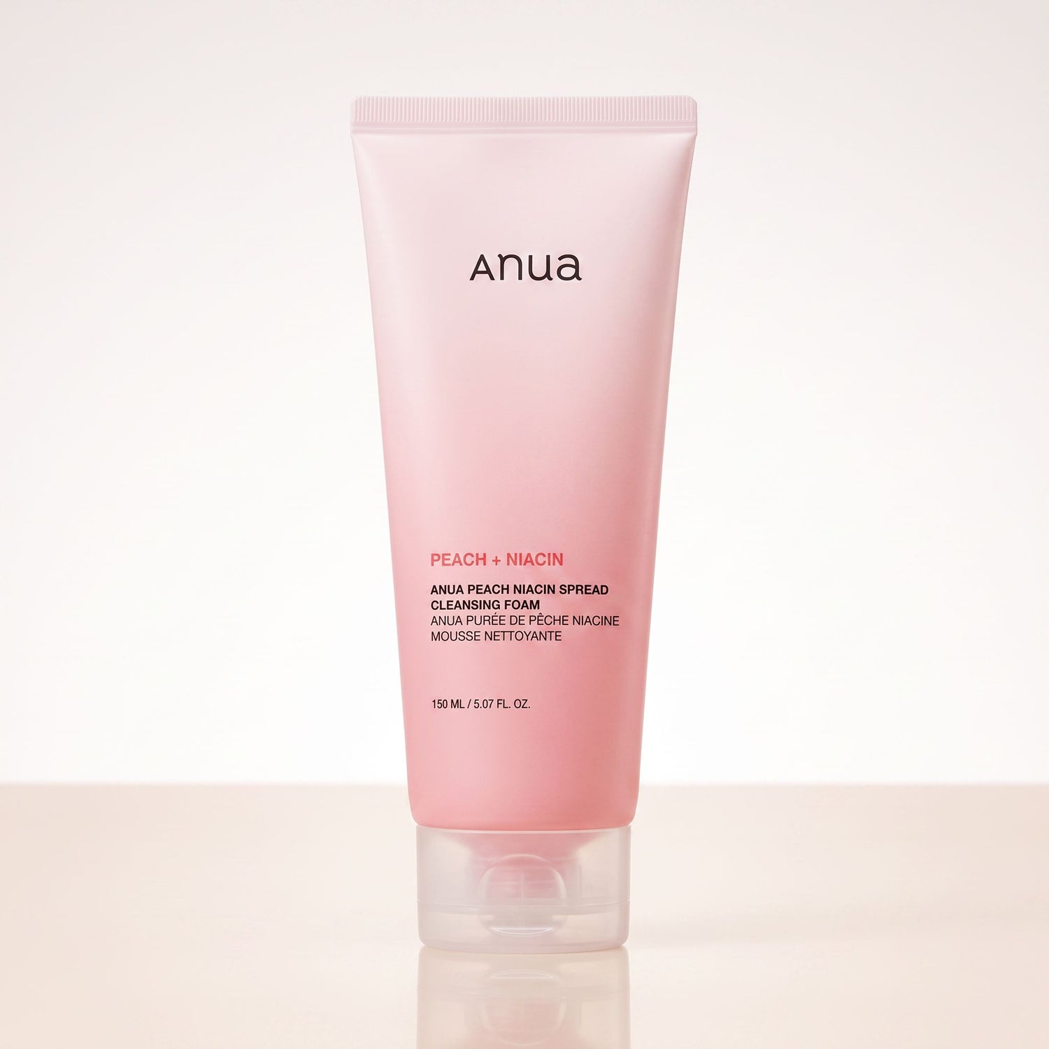 Anua - Peach Niacin Spread Cleansing Foam — Mousse nettoyante pêche revitalisante - hero