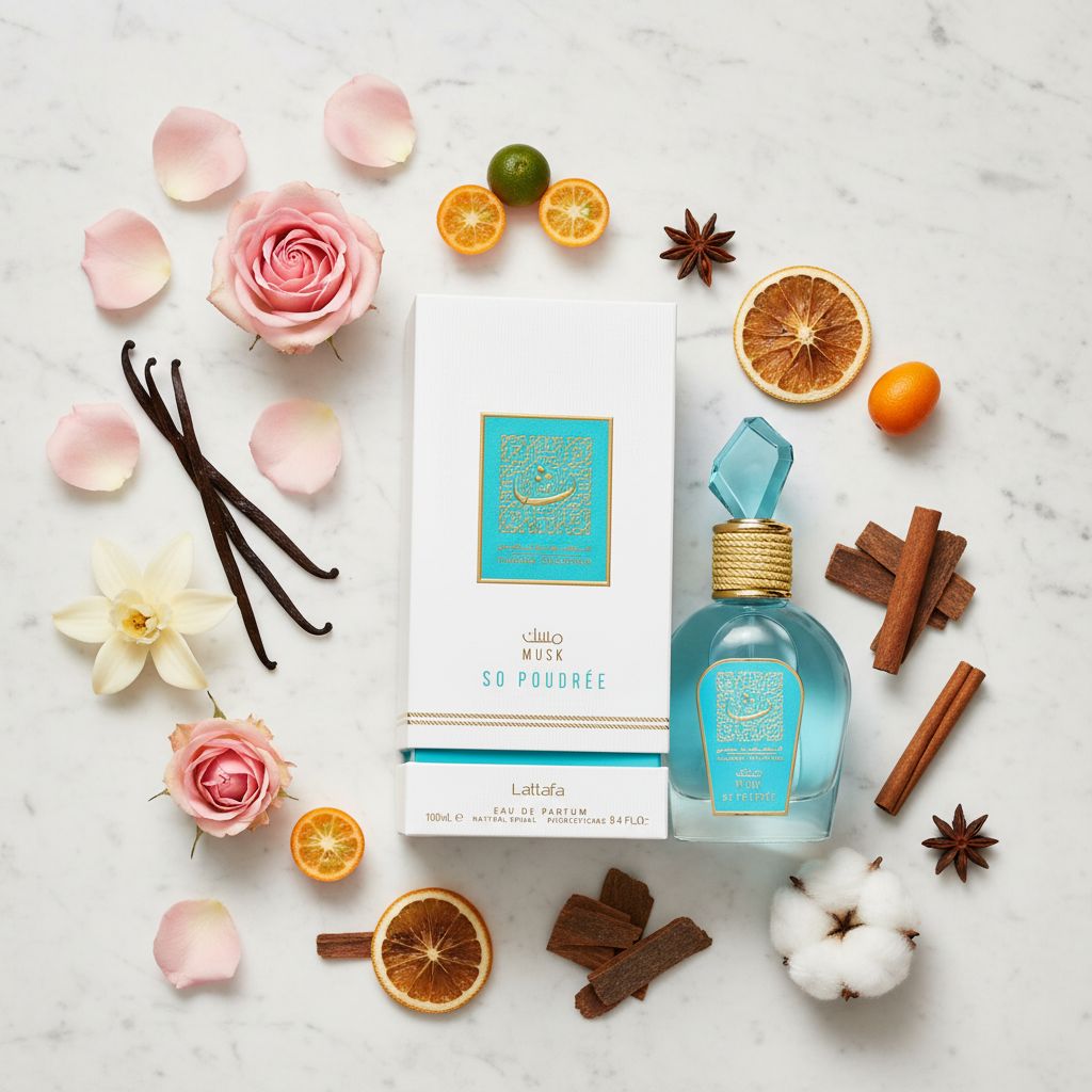 LATTAFA Musk So Poudré Eau de Parfum 100ml - ingredients