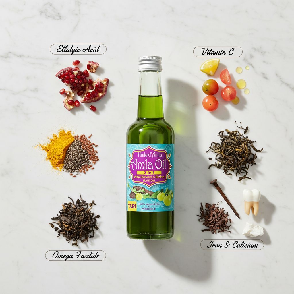 Yari Huile d’Amla 3 en 1 250 ml - ingredients