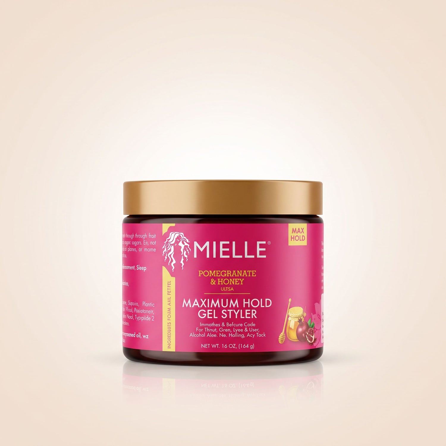 Mielle – Pomegranate & Honey Maximum Hold Gel Styler 454g - hero