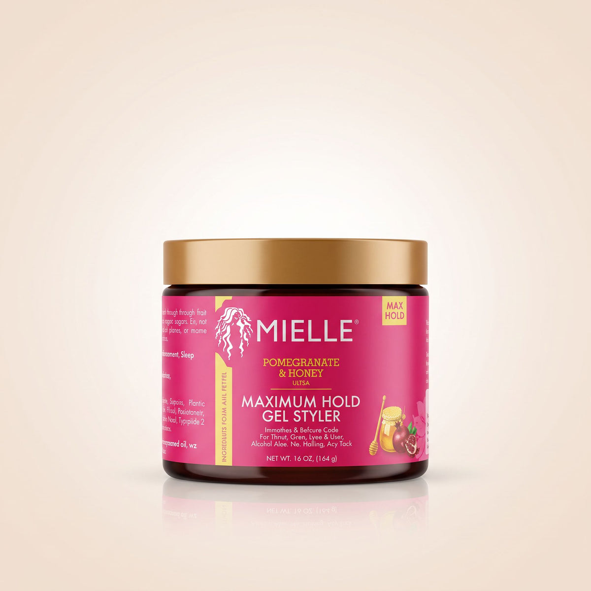 Mielle – Pomegranate & Honey Maximum Hold Gel Styler 454g - hero