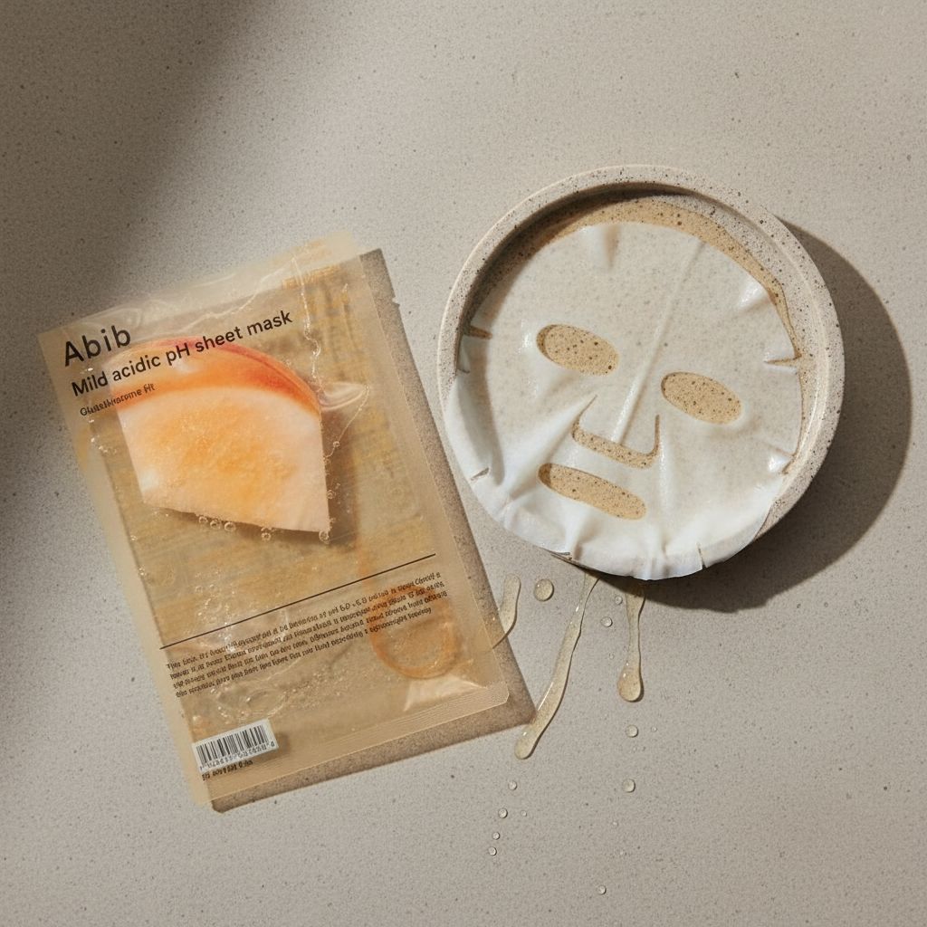 [Abib] [1ea] MILD ACIDIC PH SHEET MASK GLUTATHIOSOME FIT 30ml — Masque éclat anti-âge glutathion - texture