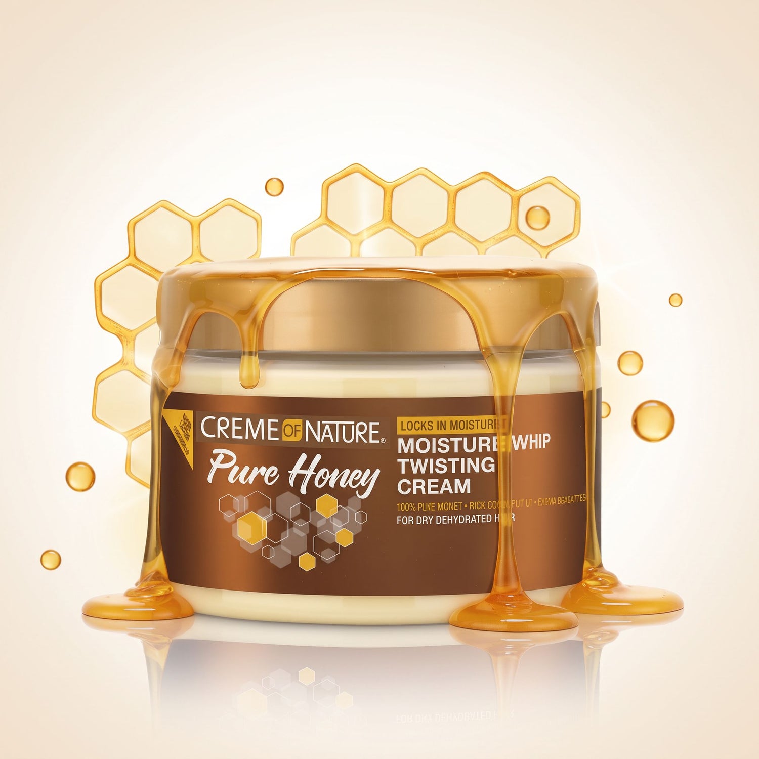 Creme of Nature Pure Honey – Crème Twists & Définition 326g (PH Twisting Cream) - hero