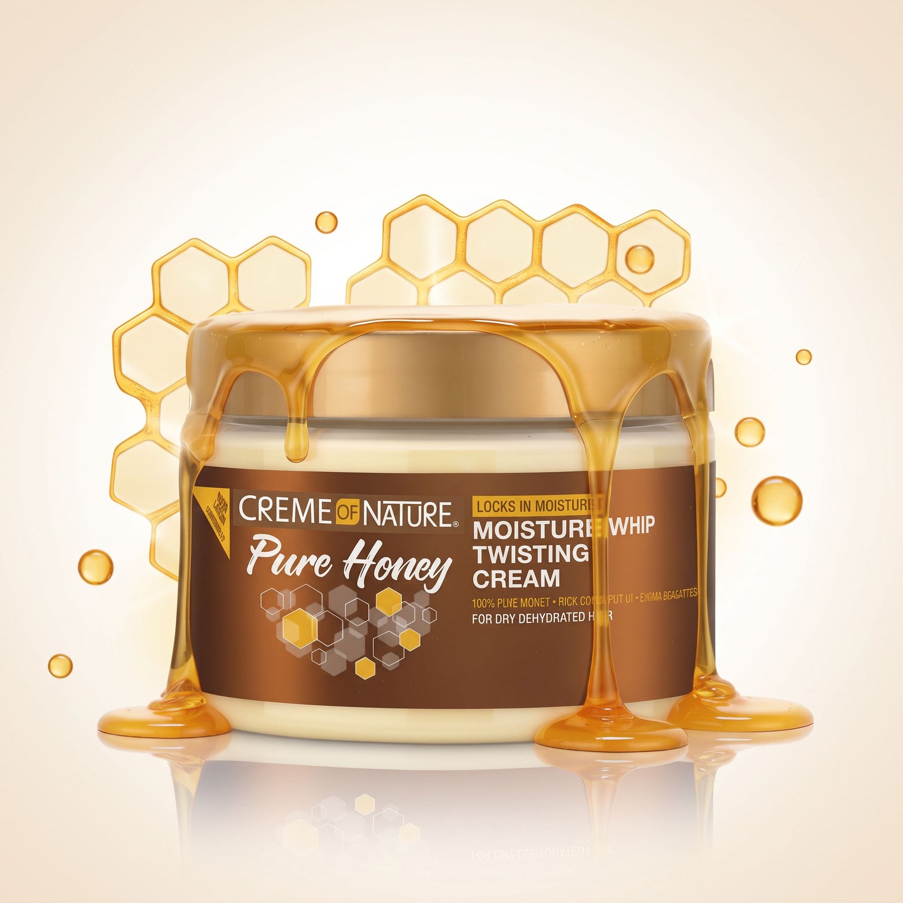 Creme of Nature Pure Honey – Crème Twists & Définition 326g (PH Twisting Cream) - hero