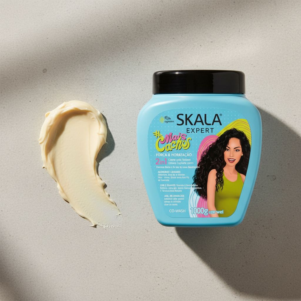 Skala Mais Cachos Crème Capillaire Hydratante Boucles 1kg - texture